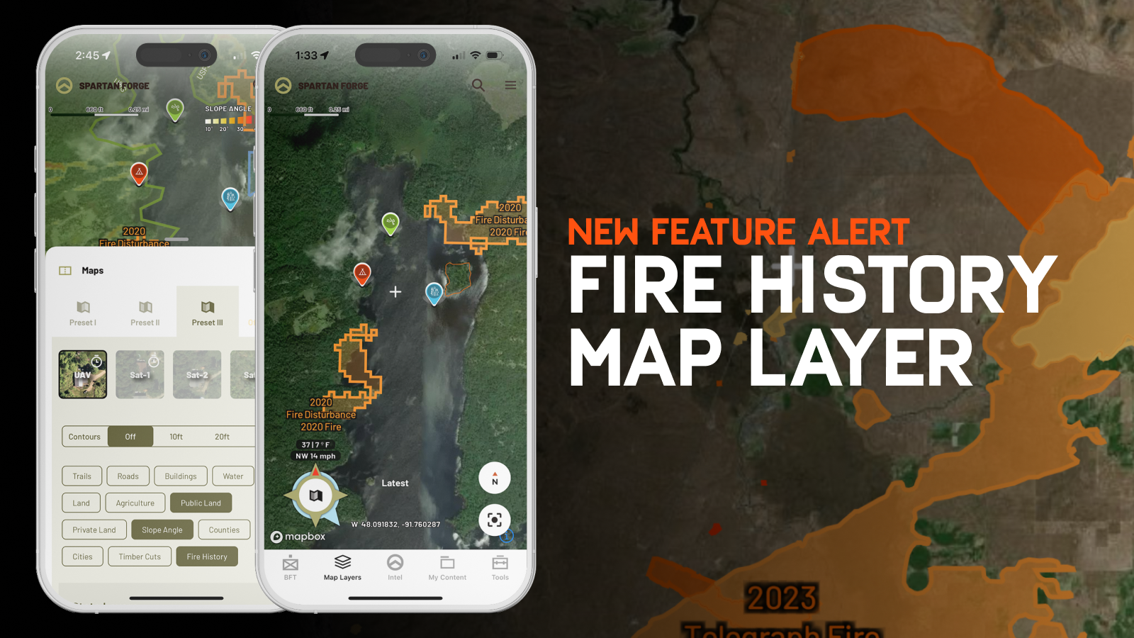 NEW FEATURE: Fire History Map Layer – SPARTAN FORGE