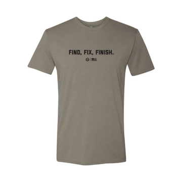 FIND, FIX, FINISH TEE
